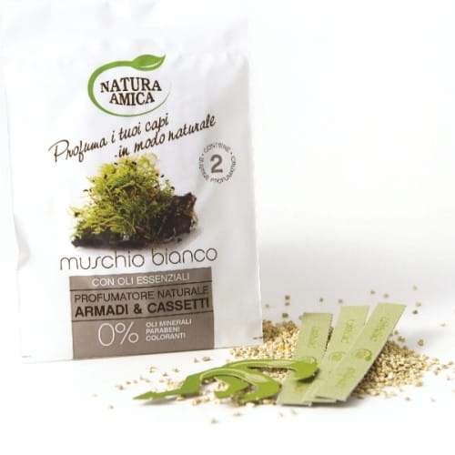 Natura Amica Białe piżmo - Saszetki zapachowe do szafy (2 szt. + Gratis) 