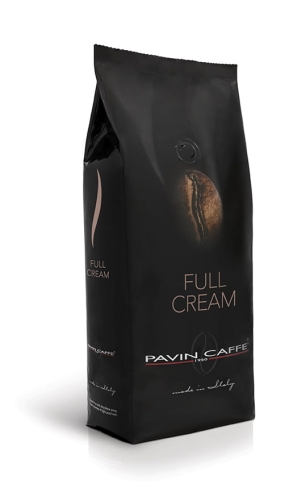 Aromatyczna włoska kawa Arabika i Robusta Full Cream - Pavin Caffe (1 kg)
