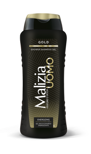 Malizia Uomo Gold - męski żel pod prysznic i szampon 2w1 (250 ml)