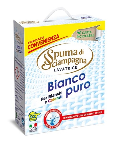 Spuma di Sciampagna Bianco Puro - proszek 2w1 do białego i koloru (4,14kg - 92p)