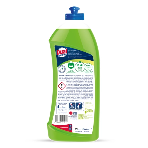 Dual Power Piatti Limone - płyn do mycia naczyń (1 L