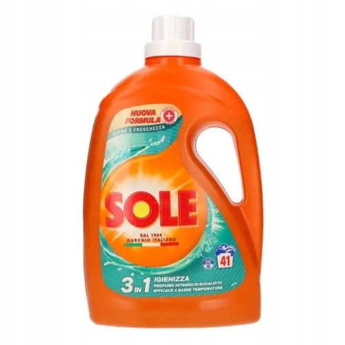 Sole Igienizza - płyn do prania białych tkanin (1,845L - 41p)
