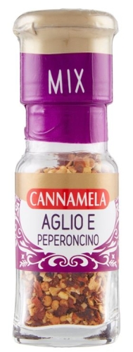 Cannamela Aglio e Peperoncino - mieszanka czosnku i papryczki chili w płatkach (22 g)