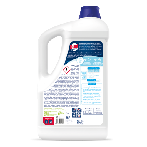 Dual Power Classic - Płyn do prania tkanin (5L - 100p)