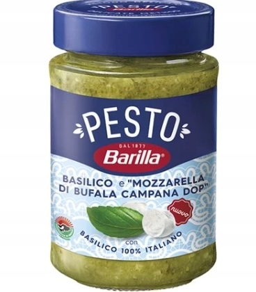 Barilla Pesto Bazylia z Mozzarellą (190 g)