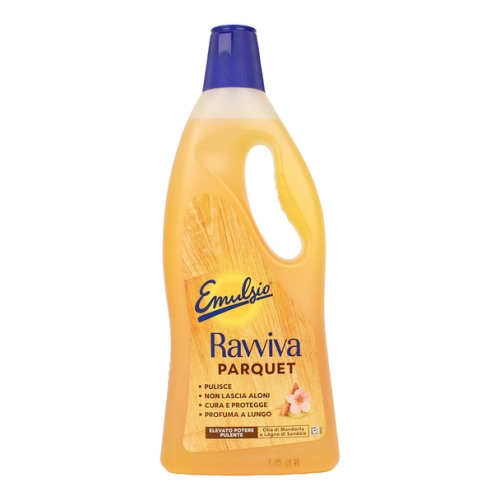 Emulsio Ravviva Parkiet - Płyn do drewnianych podłóg o zapachu arganowym (750 ml)