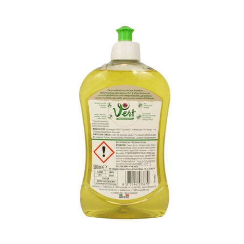 Chanteclair Ecodetergente Piatti Lime e Zenzero - Płyn do naczyń (500 ml)