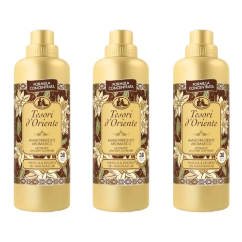 Tesori d'Oriente Wanilia i Imbir - płyn do płukania ubrań (3 x 760 ml - 114 p)