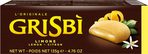 Grisbi Limone - biszkopty z nadzieniem cytrynowym (135 g) n