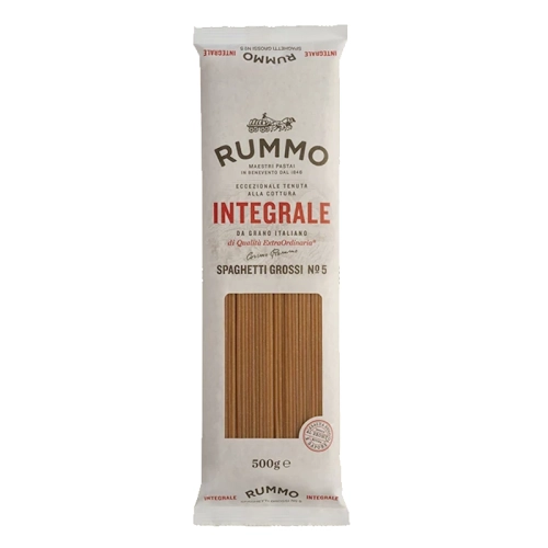 Rummo Spaghetti Grossi Integrale no.5 - Makaron Spagetti Pełnoziarnisty (500g)