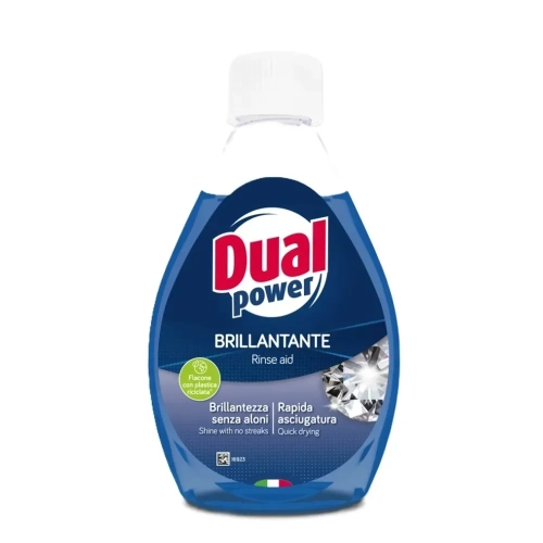 DUAL POWER Brillantante Rinse Aid - Nabłyszczacz do zmywarek (300 ml)
