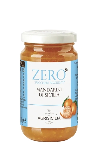 Agrisicilia Mandarini di Sicilia - dżem z Sycylijskich MANDARYNEK bez cukru (240g)