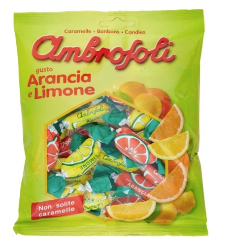 Ambrosoli Arancia Limone - cukierki cytrusowe (150g)