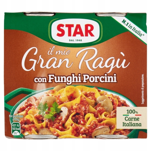 Star Gran Ragu Borowiki - Sos z grzybami 2 x 180 g
