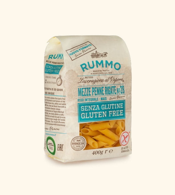 Rummo Mezze Penne Rigate Senza Glutine- Makaron Penne bezglutenowy (400g).jpg