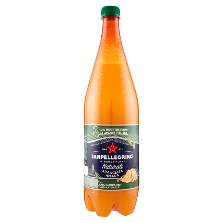 San Pellegrino Aranciata amara - Gazowany napój z gorzkich pomarańczy (1,2 L).png