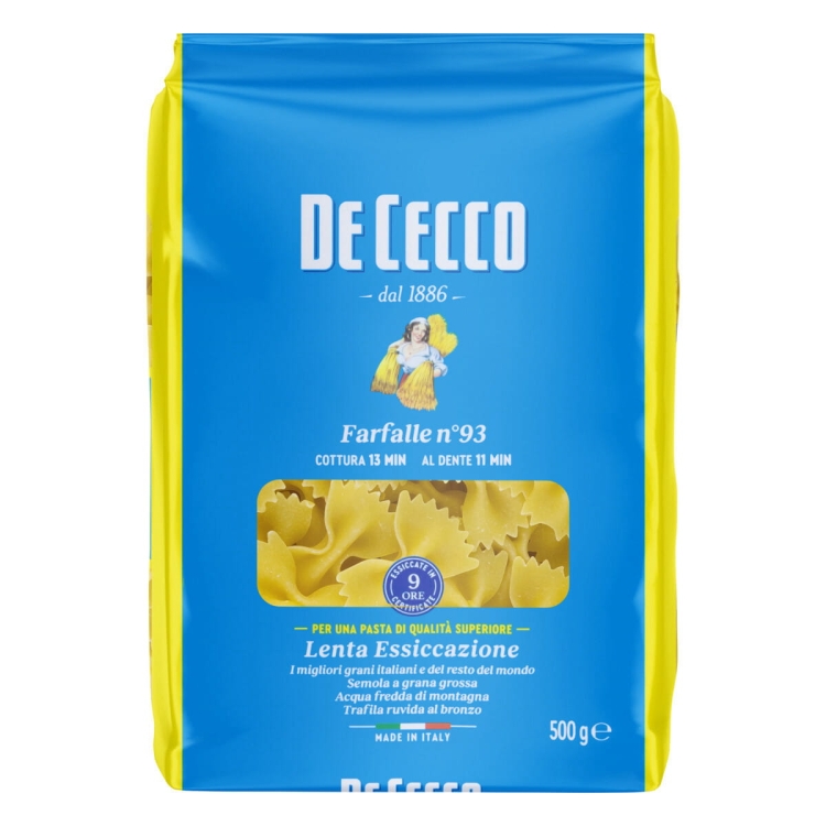 De Cecco Farfalle nr 93 - makaron kokardki (500 g).jpg
