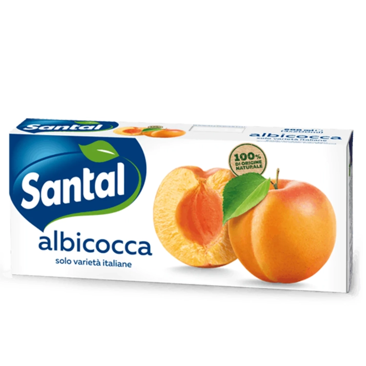 Santal Albicocca - Sok morelowy w kartoniku (3×200 ml).webp