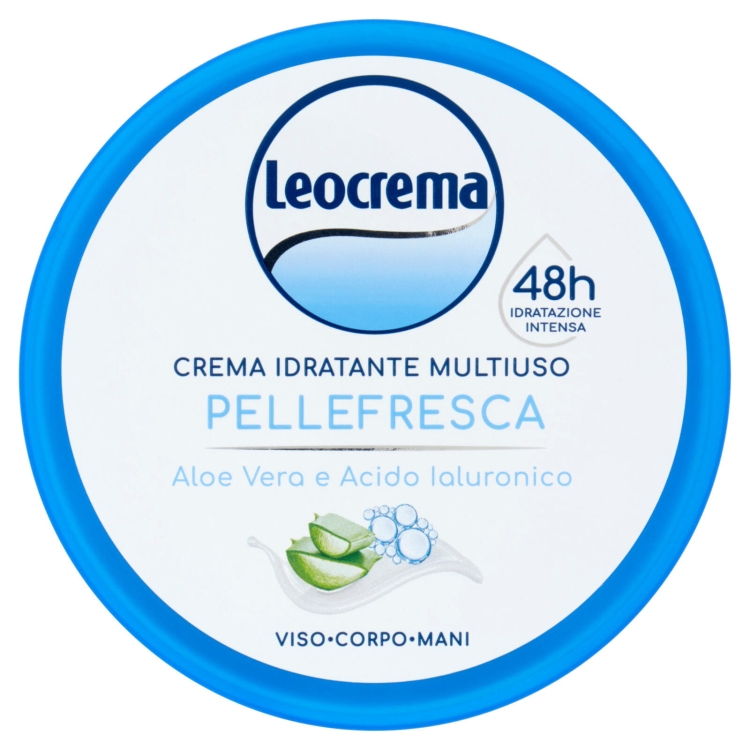 Leocrema Pellefresca - nawilżający i zmiękczający krem do skóry z aloesem i kwasem hialuronowym (150 ml) .jpg