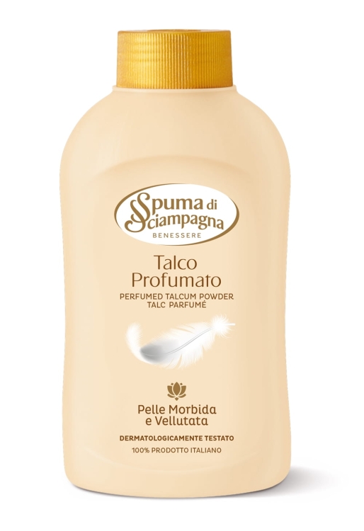 Spuma di Sciampagna Włoski talk perfumowany 200g
