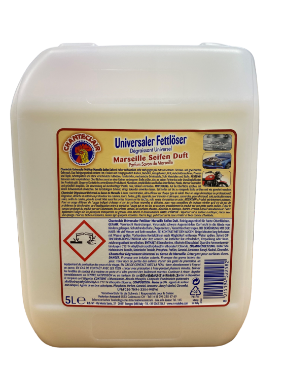Chanteclair Sgrassatore Universale Marsiglia - odtłuszczacz Mydło Marsylskie kanister (5 L).png
