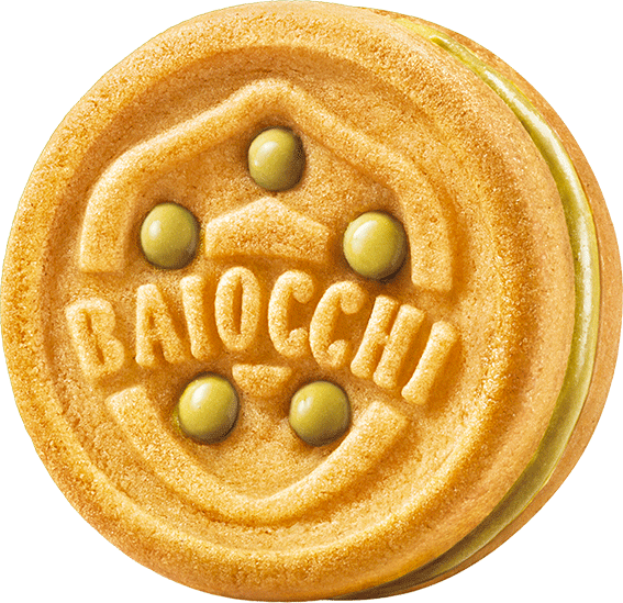 Mulino Bianco Baiocchi Pistacchio - ciastka z nadzieniem pistacjowym (240 g)
