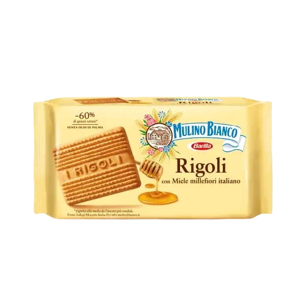 Mulino Bianco Rigoli - Kruche ciasteczka krakersy (400g)