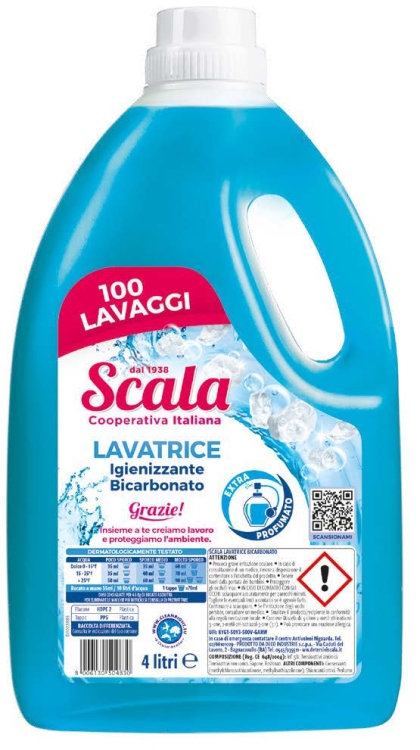 Scala Bicarbonato - płyn do prania z sodą oczyszczoną (4 L - 100 p)