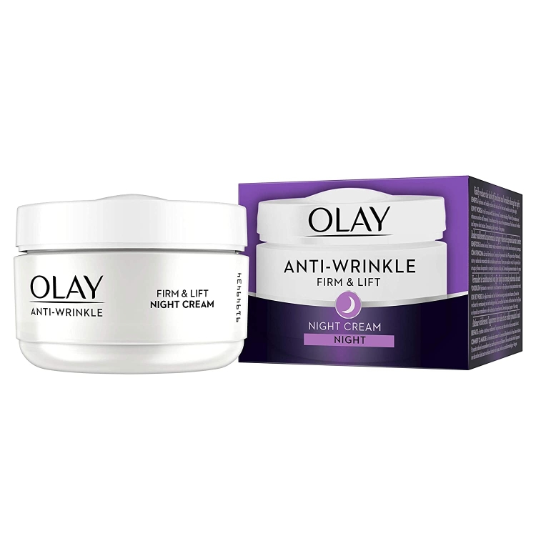 Olay Anti-Wrinkle Firm & Lift Night - Krem przeciwstarzenowy na noc (50 ml)