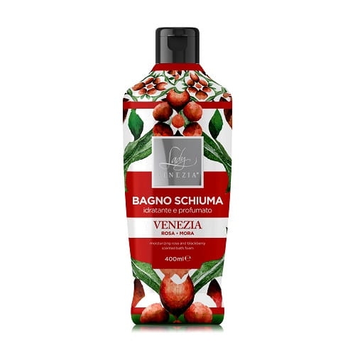 VENEZIA BAGNOSCHIUMA CEAMICHE ROSA&MORA - płyn do kapieli róża i mora (400 ml)