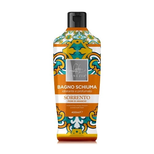 VENAZIA BAGNOSCHIUMA CERAMICHE SORRENTO FIORI DI ARANCIA - płyn do kąpieli kwiat pomarańczy (400 ml)