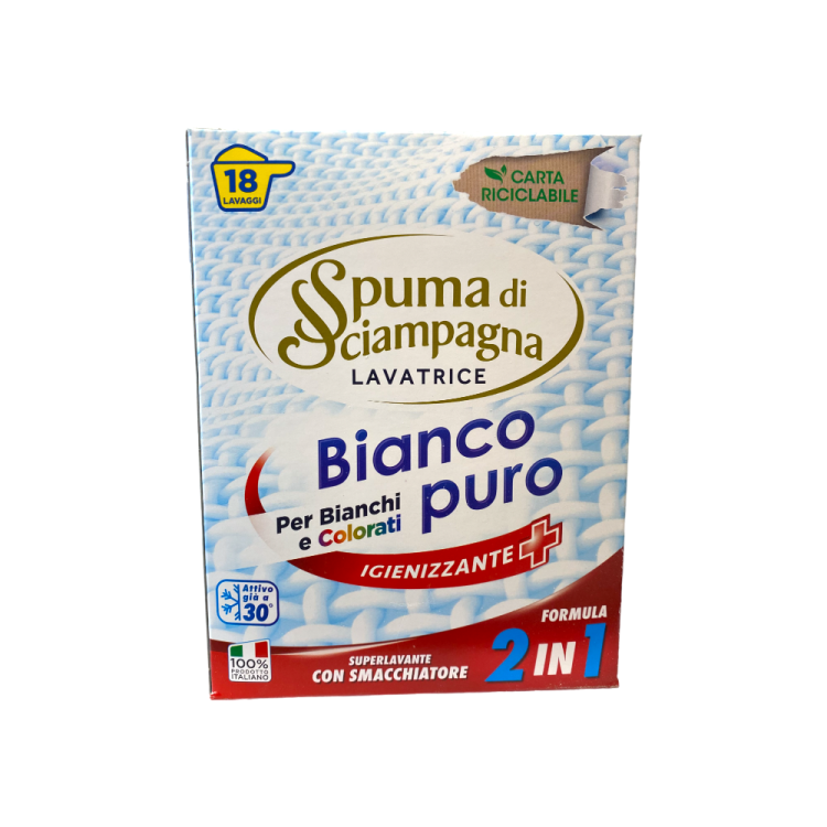 Spuma di Sciampagna Bianco Puro - Proszek do prania Bianco Puro (1kg - 18p)