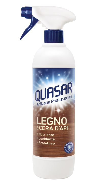 Quasar Legno - profesjonalny płyn do czyszczenia powierzchni drewnianych i parkietów (580 ml)