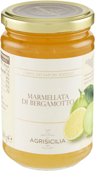 Agrisicilia Konfitura z pomarańczy bergamotki (360 g)