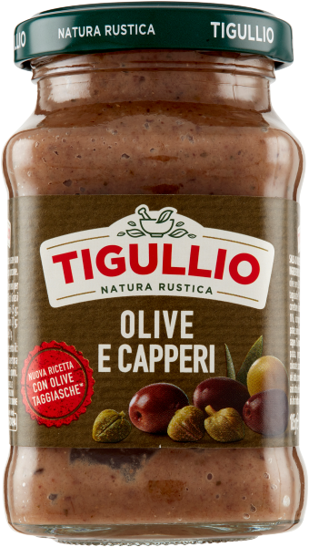 TIGULLIO pesto z oliwkami i kaparami (185g)