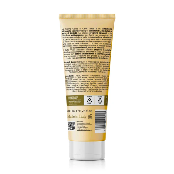 VENEZIA CREMA CORPO CAFFE VERDE - krem balsam do ciała zielona kawa (200 ml)
