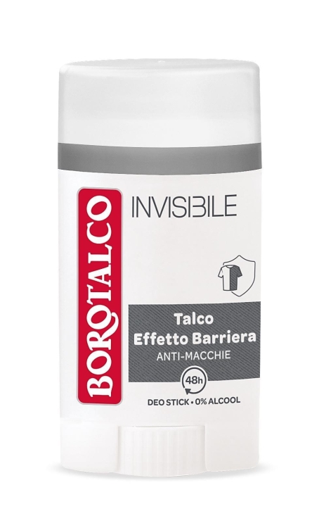 Borotalco Invisible Talco - antyperspirant sztyft (40 ml)