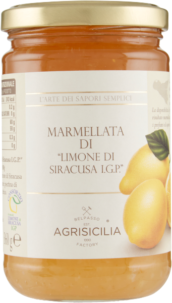 Agrisicilia Limone I.G.P - marmolada z cytryn z Syrakuzy (360 g)