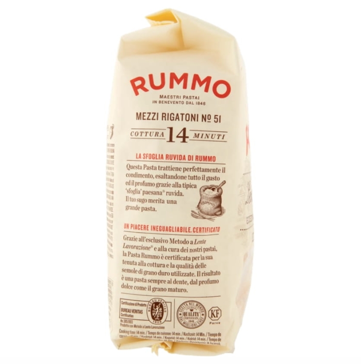 Rummo Mezzi Rigatoni n. 51 - Makaron rurki (500 g)