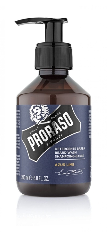 PRORASO Azur Lime - szampon do brody (200 ml)