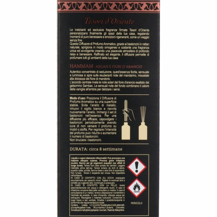 Tesori d'Oriente Hammam - Patyczki zapachowe (200 ml)
