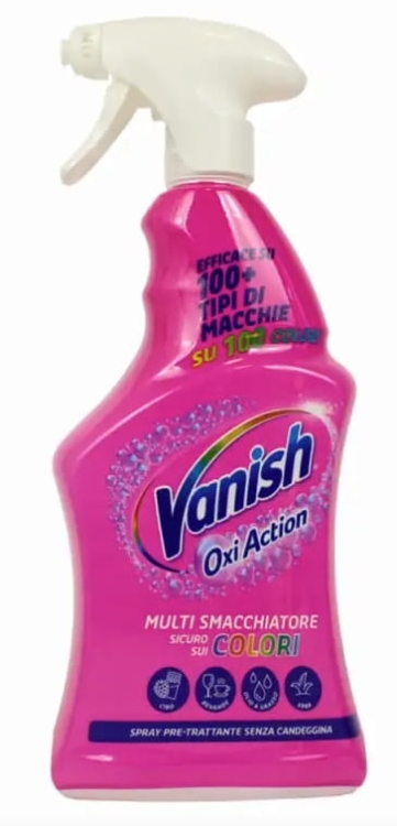 Vanish Oxi Action - odplamiacz do prania w sprayu bez wybielacza (725 ml)