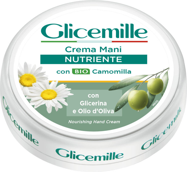 Glicemille Nutriente - Odżywczy krem do rąk z rumiankiem i gliceryną (100 ml)