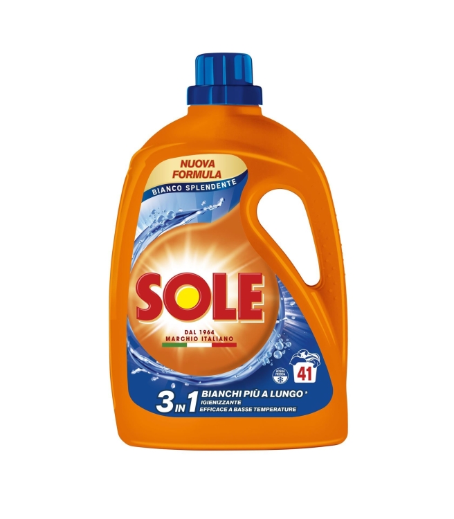 Sole Bianco Splendente - płyn do prania białych tkanin (1,845L - 41p)