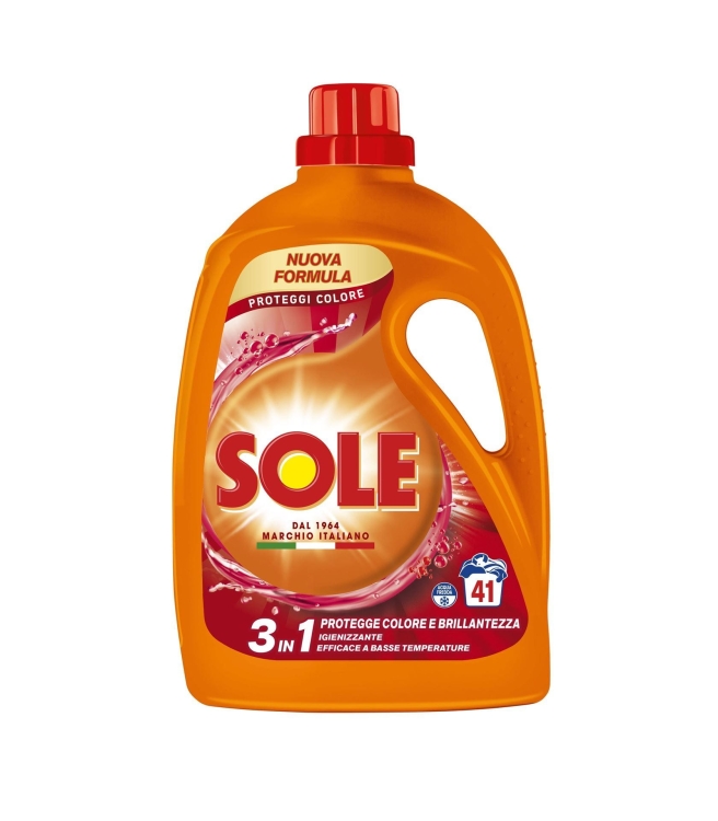 Sole Proteggi Colore - płyn do prania kolorowych tkanin (1,845L - 41p)