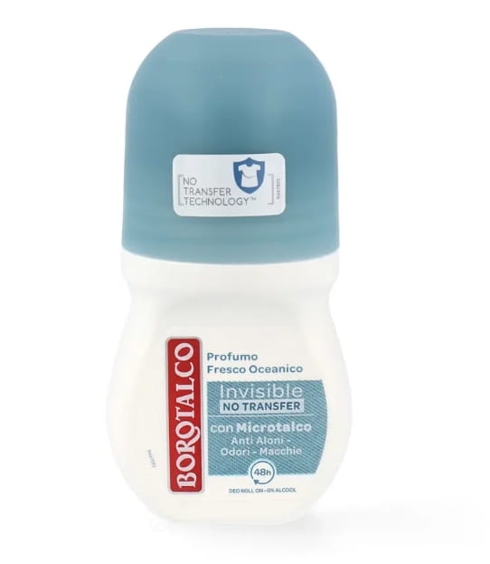BOROTALCO Invisible No Transfer deo-roll 50ml