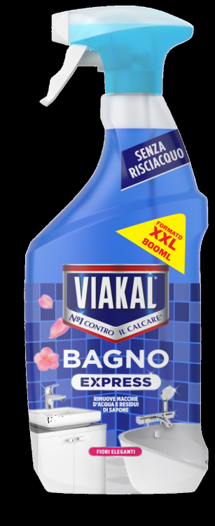 Viakal Bagno Express Fiori Eleganti - odkamieniacz w sprayu (470 ml)
