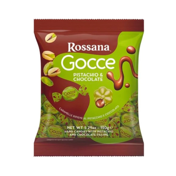 Rossana Gocce - cukierki pistacjowe z czekoladą (150 g)