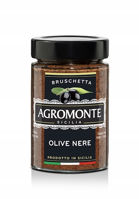 Agromonte Olive Nere - bruschetta z czarnych oliwek (100g)