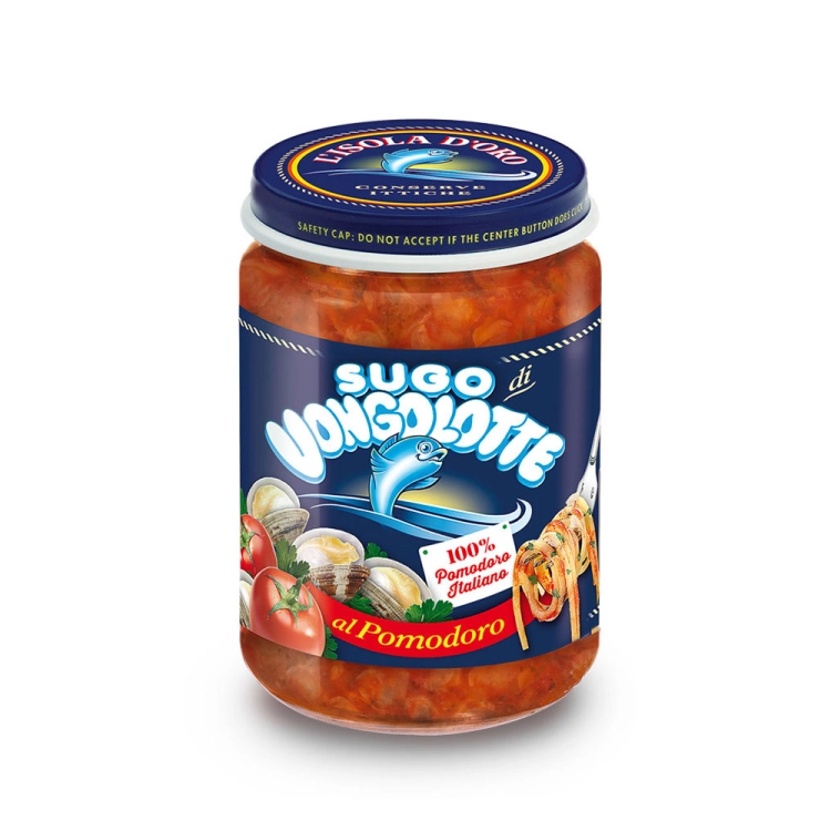 Sugo Vongolotte al Pomodoro - małże w sosie pomidorowym (130g)
